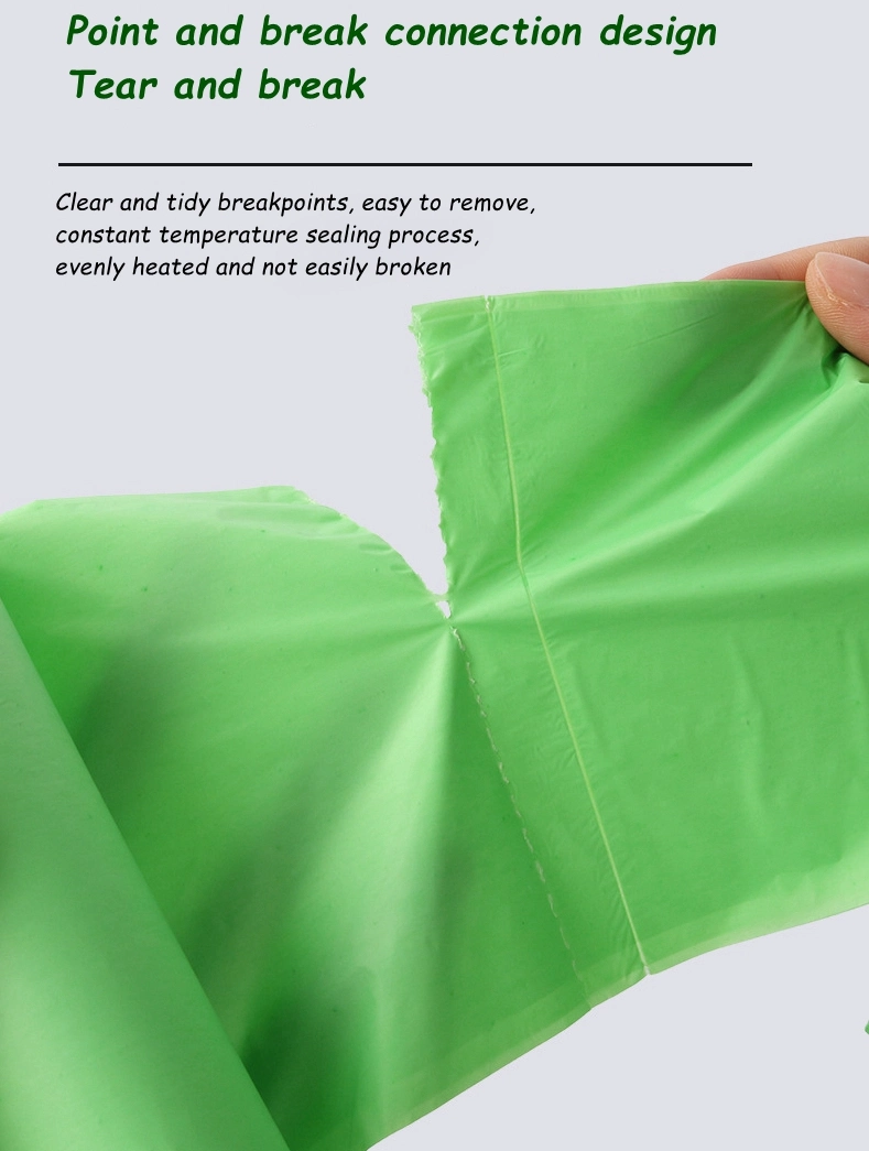 Biodegradable Free Plastic Pbat PLA 100% Compostable Cornstarch Kitchen Garbage Trash Bags