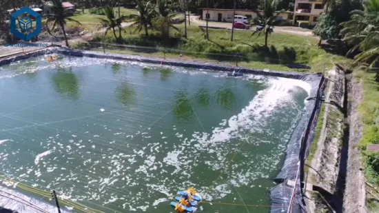 GM13 100% polietileno de alta densidade virgem anti-infiltração à prova d'água plástico forro de lagoa de peixes HDPE geomembrana texturizada suave para aterro mineração lago represa forro